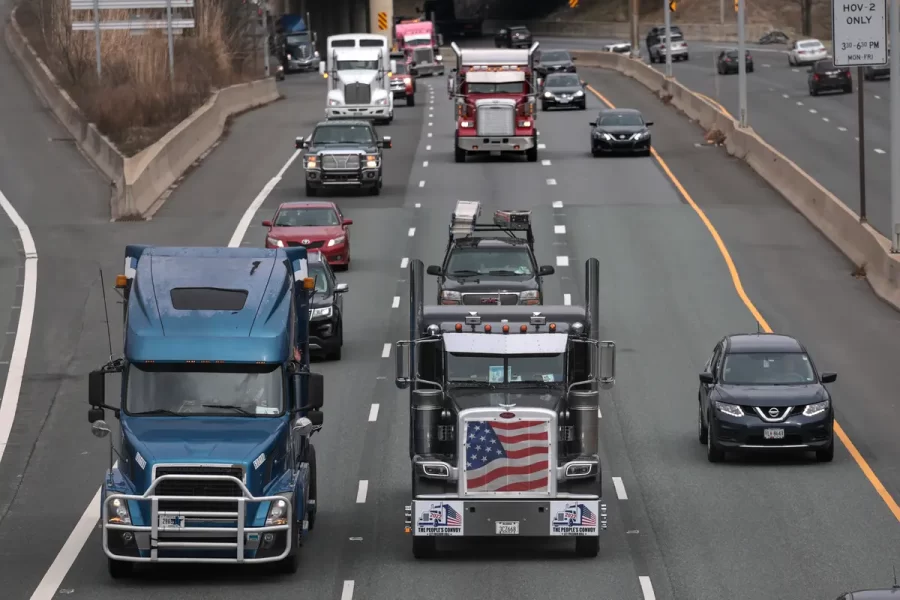 Trucker Convoy Protest in DC