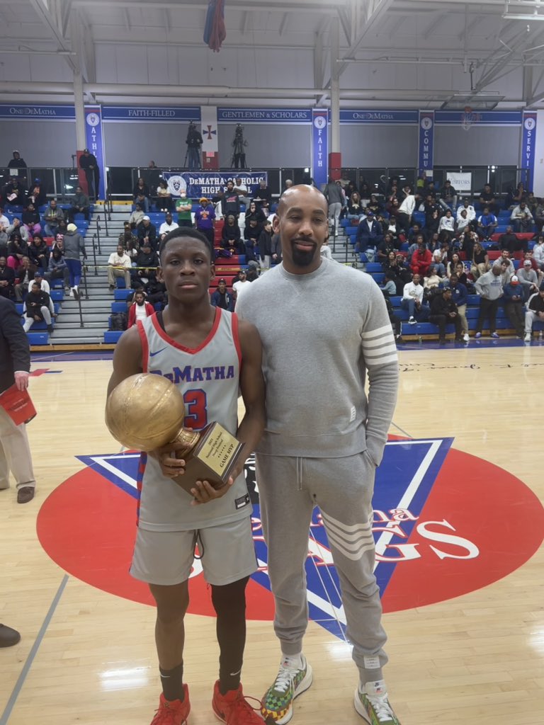 Ashton Meeks was the Most Valuable Player in DeMathas victory over Archbishop Wood