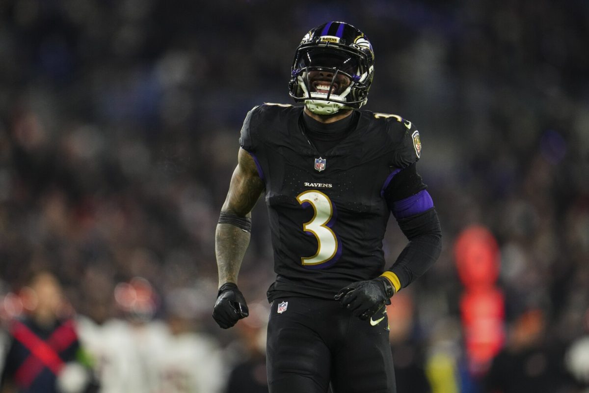 BALTIMORE%2C+MD+-+NOVEMBER+16%3A+Odell+Beckham+Jr.+%233+of+the+Baltimore+Ravens+celebrates+during+an+NFL+football+game+against+the+Cincinnati+Bengals+at+M%26amp%3BT+Bank+Stadium+on+November+16%2C+2023+in+Baltimore%2C+Maryland.+%28Photo+by+Cooper+Neill%2FGetty+Images%29