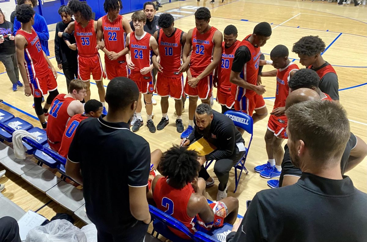 Dematha basketballs transition from WCAC tournament to MD private states tournament