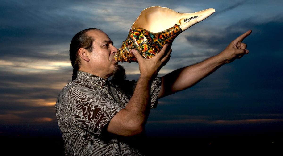 The Mesmerizing Conch Shells of Steve Turre