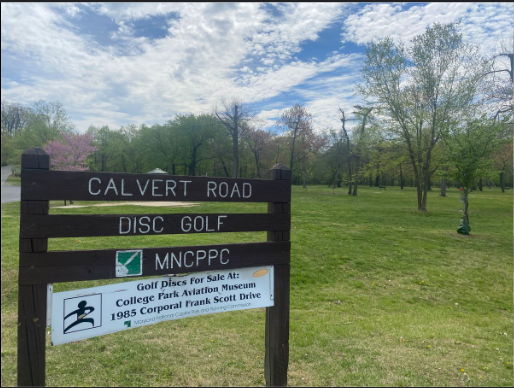 Calvert Disc Golf the the course that the club plays at the most.