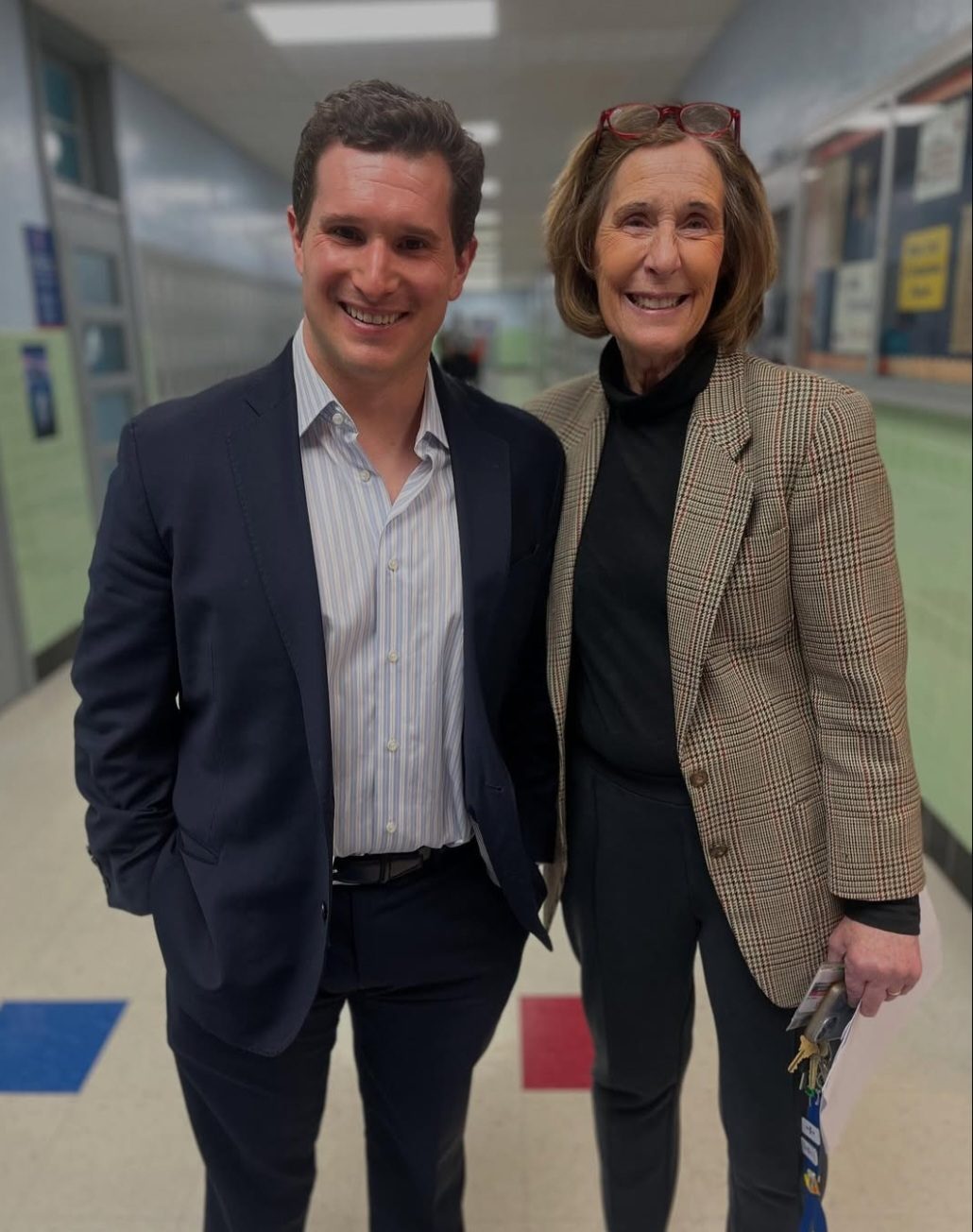 Mrs. Phalen is pictured on the right.