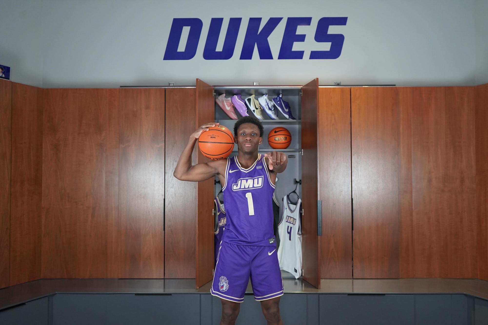 Meeks poses for photo on visit. 